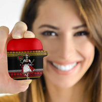 Dirndl Skeleton Dance AirPods Case Bavarian Gothic Christmas - Wonder Print Shop