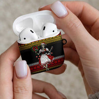 Dirndl Skeleton Dance AirPods Case Bavarian Gothic Christmas - Wonder Print Shop