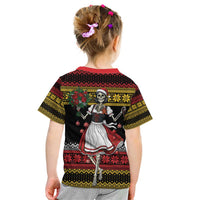 Dirndl Skeleton Dance Kid T Shirt Bavarian Gothic Christmas - Wonder Print Shop