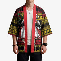 Dirndl Skeleton Dance Kimono Bavarian Gothic Christmas - Wonder Print Shop