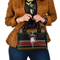 Dirndl Skeleton Dance Shoulder Handbag Bavarian Gothic Christmas - Wonder Print Shop