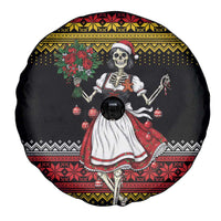 Dirndl Skeleton Dance Spare Tire Cover Bavarian Gothic Christmas - Wonder Print Shop