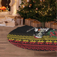 Dirndl Skeleton Dance Tree Skirt Bavarian Gothic Christmas - Wonder Print Shop
