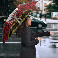 Dirndl Skeleton Dance Umbrella Bavarian Gothic Christmas - Wonder Print Shop