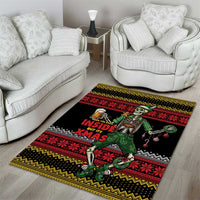 Lederhosen Skeleton Dance Area Rug Bavarian Gothic Christmas - Wonder Print Shop