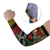 Lederhosen Skeleton Dance Arm Sleeves Bavarian Gothic Christmas - Wonder Print Shop