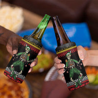 Lederhosen Skeleton Dance 4 in 1 Can Cooler Tumbler Bavarian Gothic Christmas - Wonder Print Shop