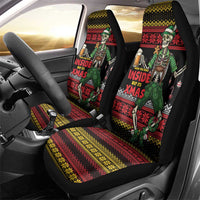 Lederhosen Skeleton Dance Car Seat Cover Bavarian Gothic Christmas - Wonder Print Shop