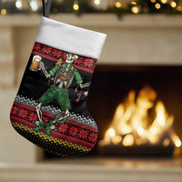 Lederhosen Skeleton Dance Christmas Stocking Bavarian Gothic Christmas - Wonder Print Shop