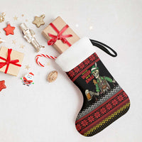 Lederhosen Skeleton Dance Christmas Stocking Bavarian Gothic Christmas - Wonder Print Shop