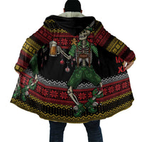 Lederhosen Skeleton Dance Cloak Bavarian Gothic Christmas - Wonder Print Shop