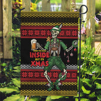 Lederhosen Skeleton Dance Garden Flag Bavarian Gothic Christmas - Wonder Print Shop