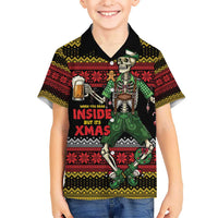 Lederhosen Skeleton Dance Hawaiian Shirt Bavarian Gothic Christmas - Wonder Print Shop