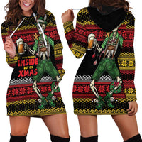 Lederhosen Skeleton Dance Hoodie Dress Bavarian Gothic Christmas - Wonder Print Shop