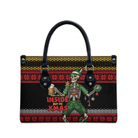 Lederhosen Skeleton Dance Leather Bag Bavarian Gothic Christmas - Wonder Print Shop
