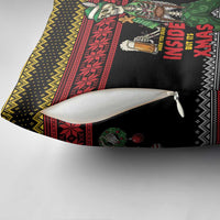 Lederhosen Skeleton Dance Pillow Cover Bavarian Gothic Christmas - Wonder Print Shop