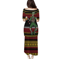 Lederhosen Skeleton Dance Puletasi Bavarian Gothic Christmas - Wonder Print Shop