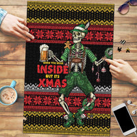 Lederhosen Skeleton Dance Puzzle Bavarian Gothic Christmas - Wonder Print Shop