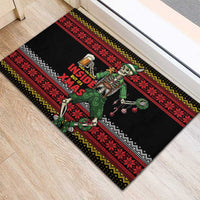 Lederhosen Skeleton Dance Rubber Doormat Bavarian Gothic Christmas - Wonder Print Shop