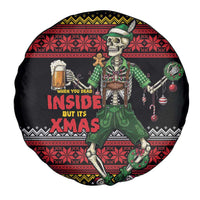 Lederhosen Skeleton Dance Spare Tire Cover Bavarian Gothic Christmas - Wonder Print Shop