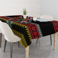 Lederhosen Skeleton Dance Tablecloth Bavarian Gothic Christmas - Wonder Print Shop