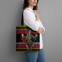 Lederhosen Skeleton Dance Tote Bag Bavarian Gothic Christmas - Wonder Print Shop