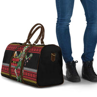Lederhosen Skeleton Dance Travel Bag Bavarian Gothic Christmas - Wonder Print Shop