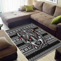 Merry Creepmas Area Rug Bone to be Jolly - Wonder Print Shop