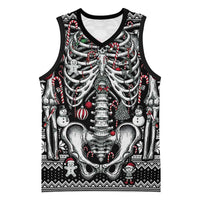 Merry Creepmas Basketball Jersey Bone to be Jolly - Wonder Print Shop
