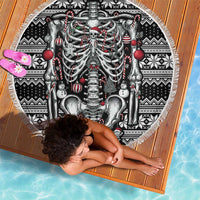 Merry Creepmas Beach Blanket Bone to be Jolly - Wonder Print Shop