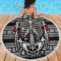 Merry Creepmas Beach Blanket Bone to be Jolly - Wonder Print Shop
