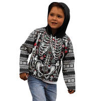 Merry Creepmas Kid Hoodie Bone to be Jolly - Wonder Print Shop