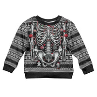 Merry Creepmas Bone to be Jolly Kid Ugly Christmas Sweater - Wonder Print Shop