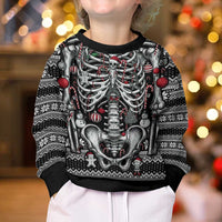 Merry Creepmas Bone to be Jolly Kid Ugly Christmas Sweater - Wonder Print Shop