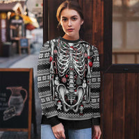 Merry Creepmas Bone to be Jolly Ugly Christmas Sweater - Wonder Print Shop