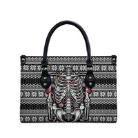 Merry Creepmas Leather Bag Bone to be Jolly - Wonder Print Shop