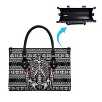 Merry Creepmas Leather Bag Bone to be Jolly - Wonder Print Shop