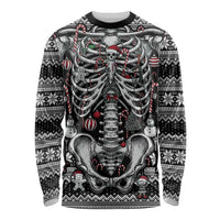Merry Creepmas Long Sleeve Shirt Bone to be Jolly - Wonder Print Shop