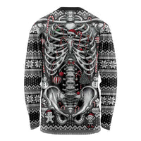 Merry Creepmas Long Sleeve Shirt Bone to be Jolly - Wonder Print Shop