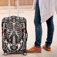 Merry Creepmas Luggage Cover Bone to be Jolly - Wonder Print Shop