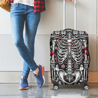 Merry Creepmas Luggage Cover Bone to be Jolly - Wonder Print Shop