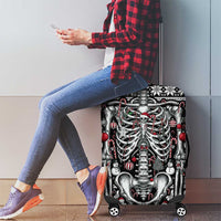 Merry Creepmas Luggage Cover Bone to be Jolly - Wonder Print Shop
