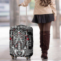 Merry Creepmas Luggage Cover Bone to be Jolly - Wonder Print Shop