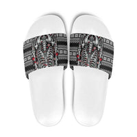 Merry Creepmas Slide Sandals Bone to be Jolly - Wonder Print Shop