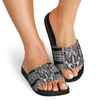 Merry Creepmas Slide Sandals Bone to be Jolly - Wonder Print Shop