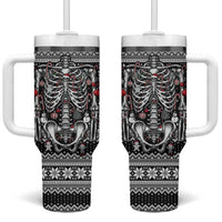 Merry Creepmas Tumbler With Handle Bone to be Jolly - Wonder Print Shop