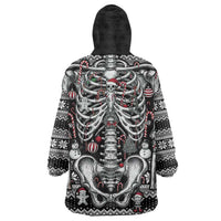 Merry Creepmas Wearable Blanket Hoodie Bone to be Jolly - Wonder Print Shop