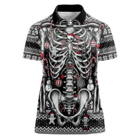 Merry Creepmas Women Polo Shirt Bone to be Jolly - Wonder Print Shop