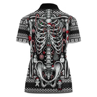 Merry Creepmas Women Polo Shirt Bone to be Jolly - Wonder Print Shop