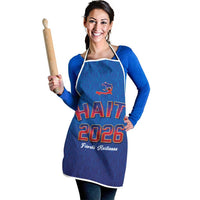 World Football Haiti 2026 Apron Haiti est de Retour Blue Voodoo Veve Spirits - Wonder Print Shop